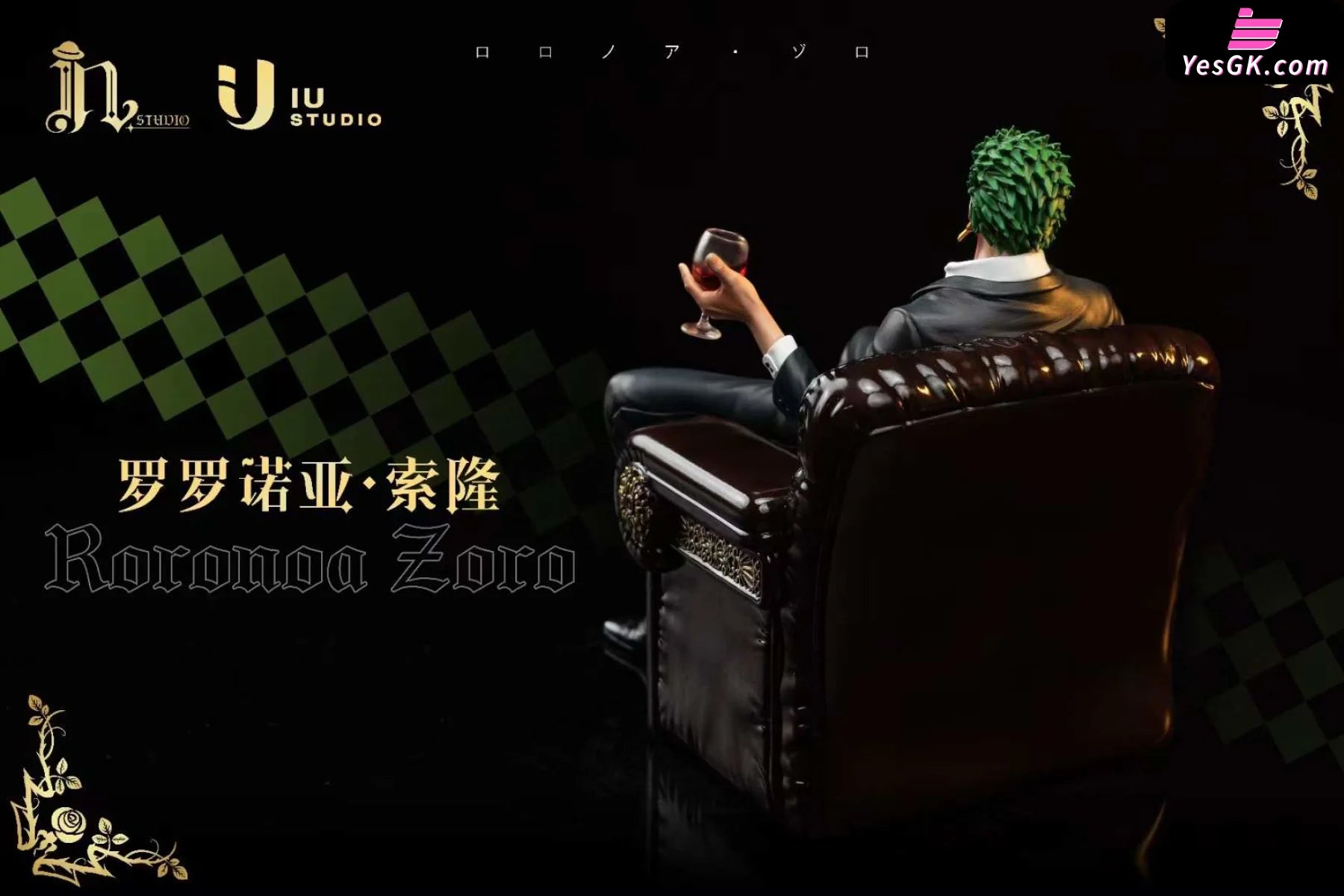 One Piece Suit Thug Series Part #3 Roronoa Zoro Statue - In Studio [Pre-Order]