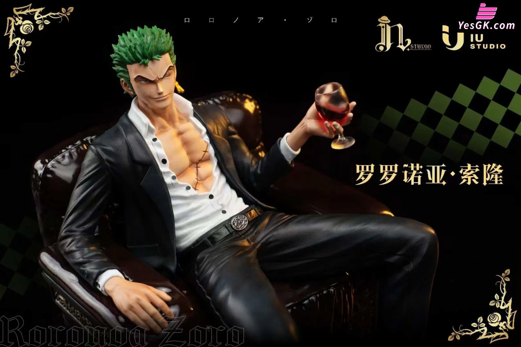 One Piece Suit Thug Series Part #3 Roronoa Zoro Statue - In Studio [Pre-Order]