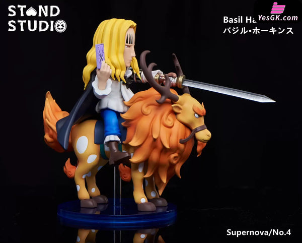 One Piece Supernova #4 Basil Hawkins WCF Statue - Stand Studio [In-Stock] - Full Payment - One Piece