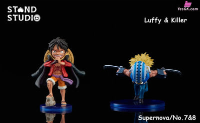 One Piece Supernova #7 Luffy & #8 Killer WCF Statue - Stand Studio [In-Stock] - Full Payment - One Piece