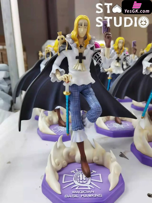 One Piece Supernova Series #4 Magician Basil Hawkins Resin Statue - Stand Studio [In-Stock] - Full Payment - One Piece