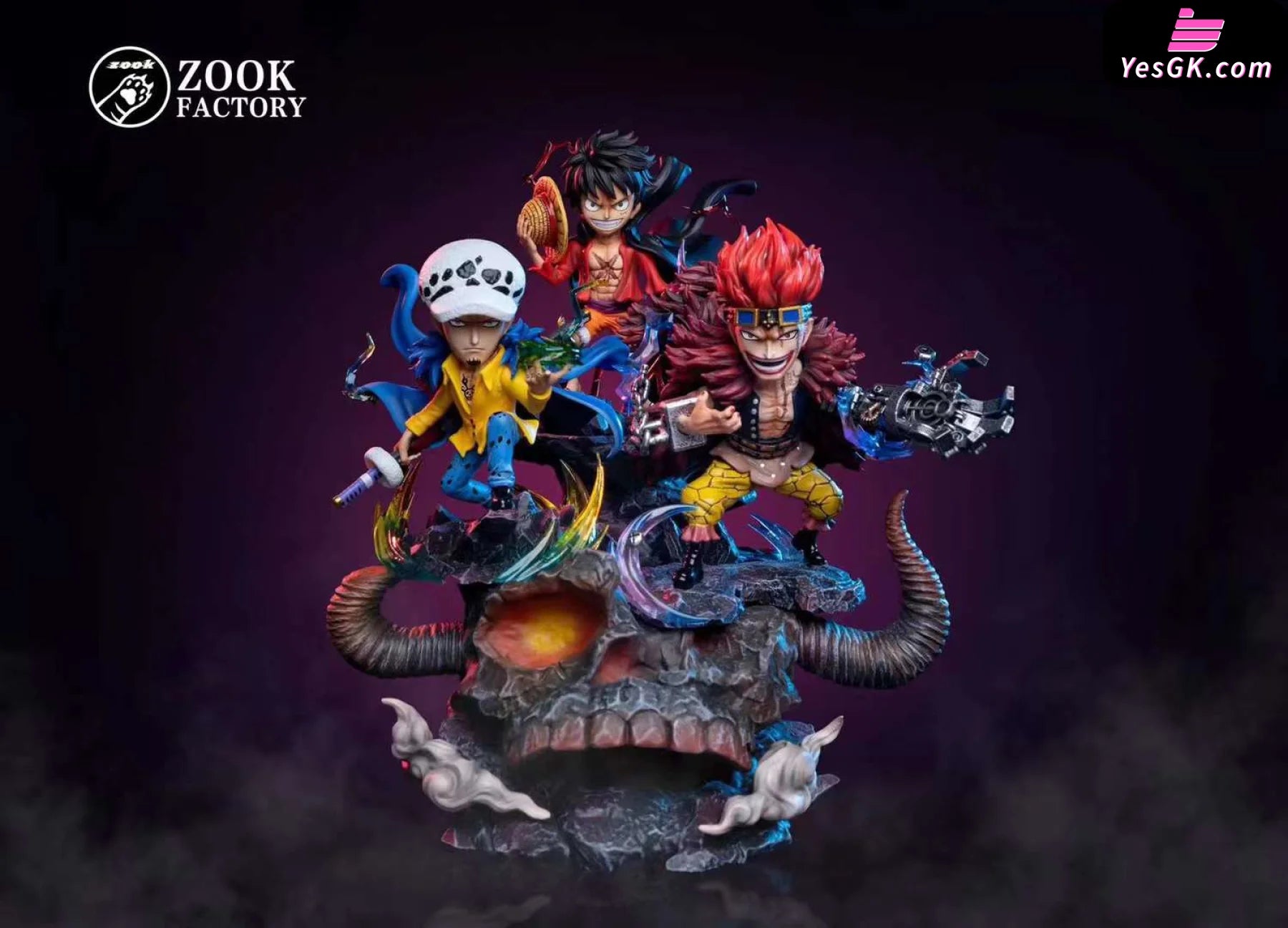 One Piece Supernova-Three Captains#1 Luffy Resin Statue - Zook Factory [Pre-Order]