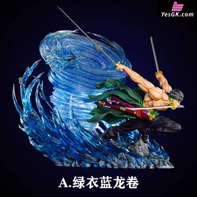 One Piece Tatsumaki Zoro Statue - Cheng Studio [Pre - Order] Deposit / A(Green Cloth Blue Tatsumaki)