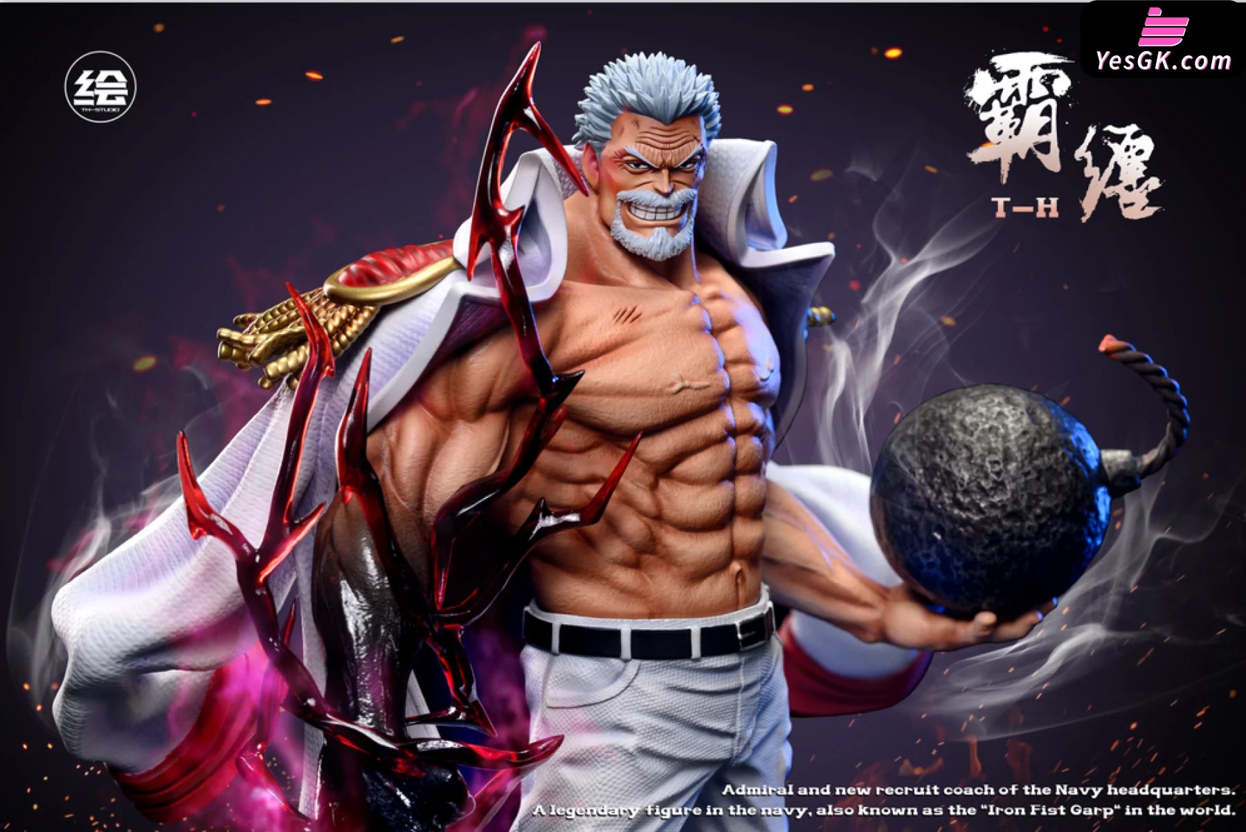 One Piece Tekken Monkey D Garp Statue - T-H Studio [In-Stock] – YesGK