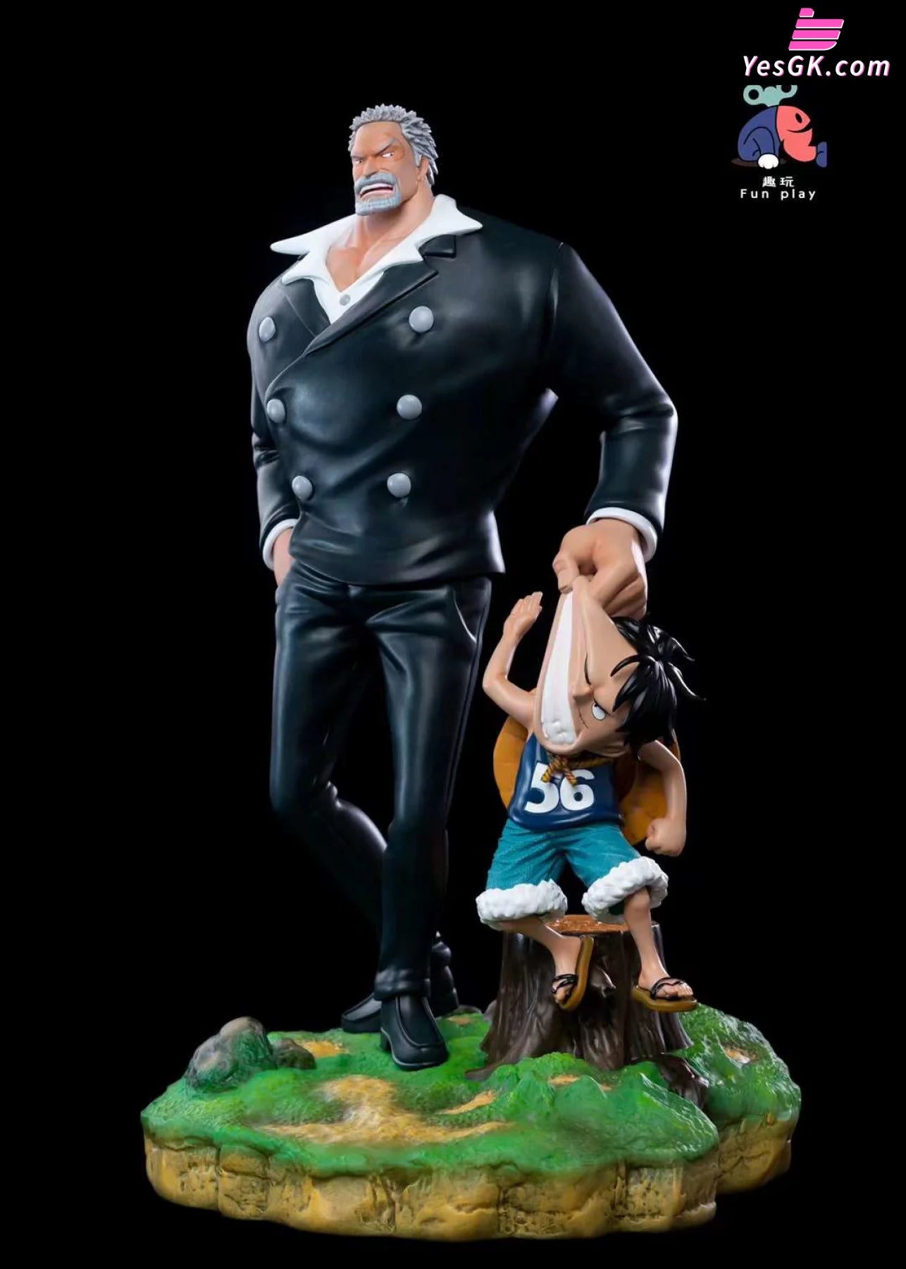 One Piece Ten Years Ago 01: Monkey D. Garp & Luffy Resin Statue - Fun Play Studio [Pre-Order]