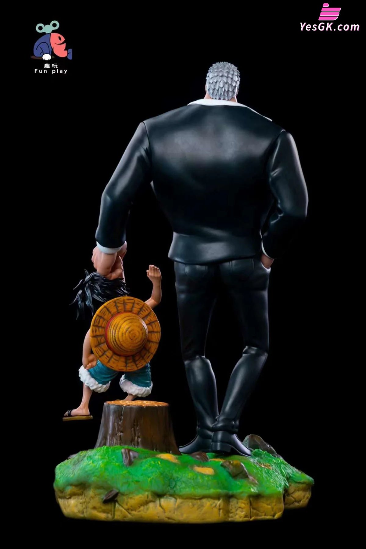 One Piece Ten Years Ago 01: Monkey D. Garp & Luffy Resin Statue - Fun Play Studio [Pre-Order]