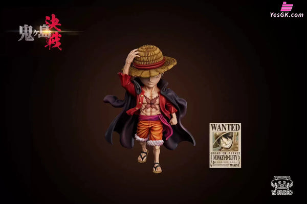 One Piece The Battle of Onigashima #27 Straw Hat Pirates Press Down on the Hat Luffy GK Statue - YZ Studio [Pre-Order]