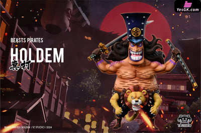 One Piece The Beasts Pirates Resonance 13Th Edition Lion Holed’em Statue - Yz Studio [Pre-Order]