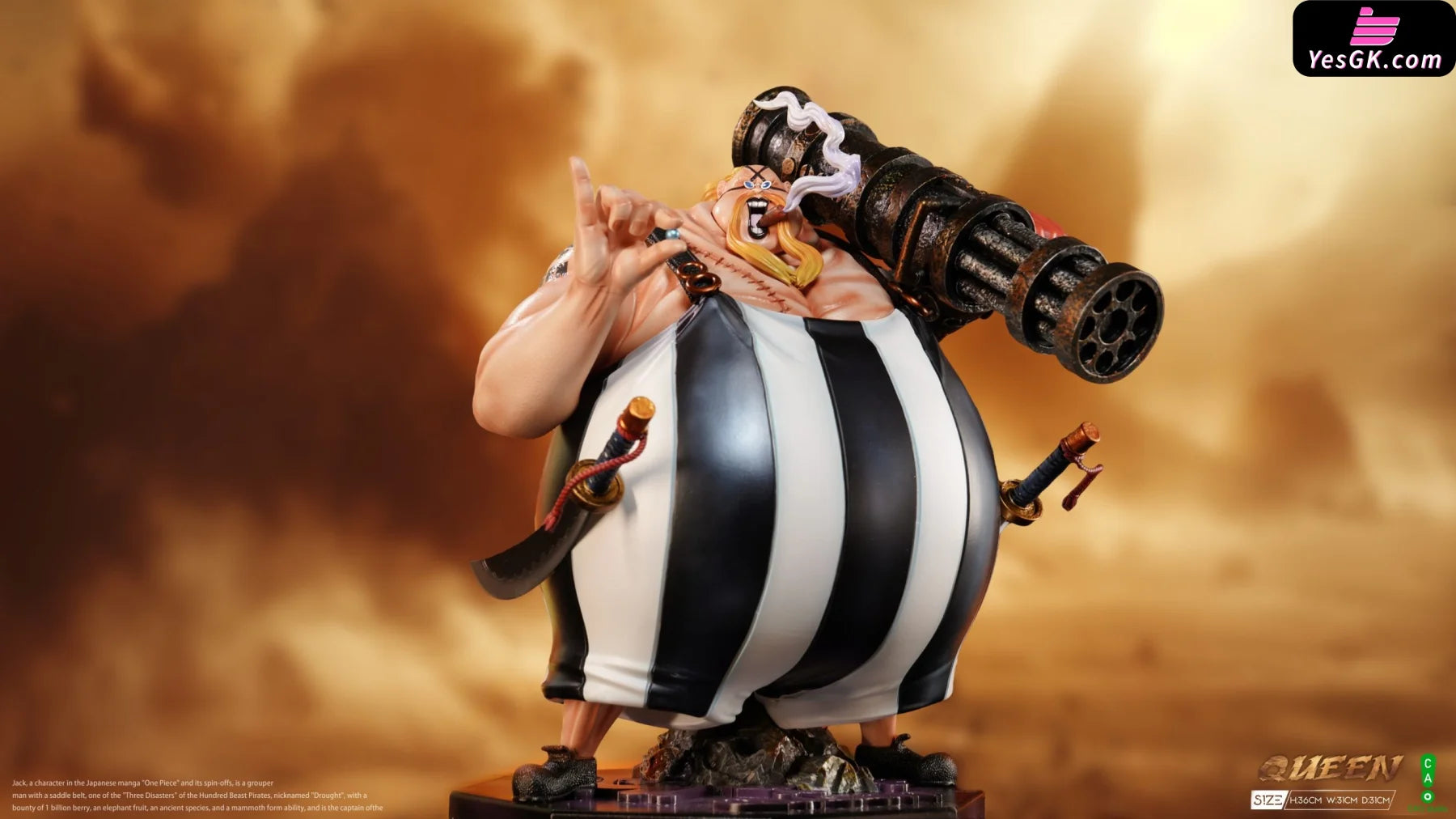 One Piece The Four Kings Kaido Popmax Scale Resonance Project Queen&Jack Statue - Cao Studio