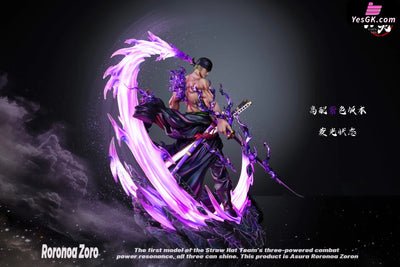 One Piece The Trio’s Resonance #1 Roronoa Zoro GK Statue - CHENYAN Studio [Pre-Order] Deposit / High Edition / Purple