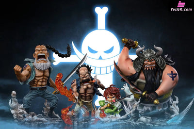 One Piece The Whitebeard Pirates Atmos And Haruta Resin Statue - G5 Studio [In-Stock]