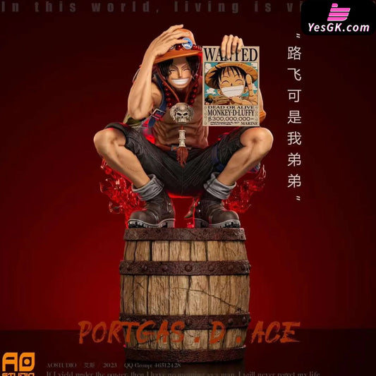 One Piece Three Pirate Brothers Resonance Series Ace Statue - Ao Studio [Pre-Order]
