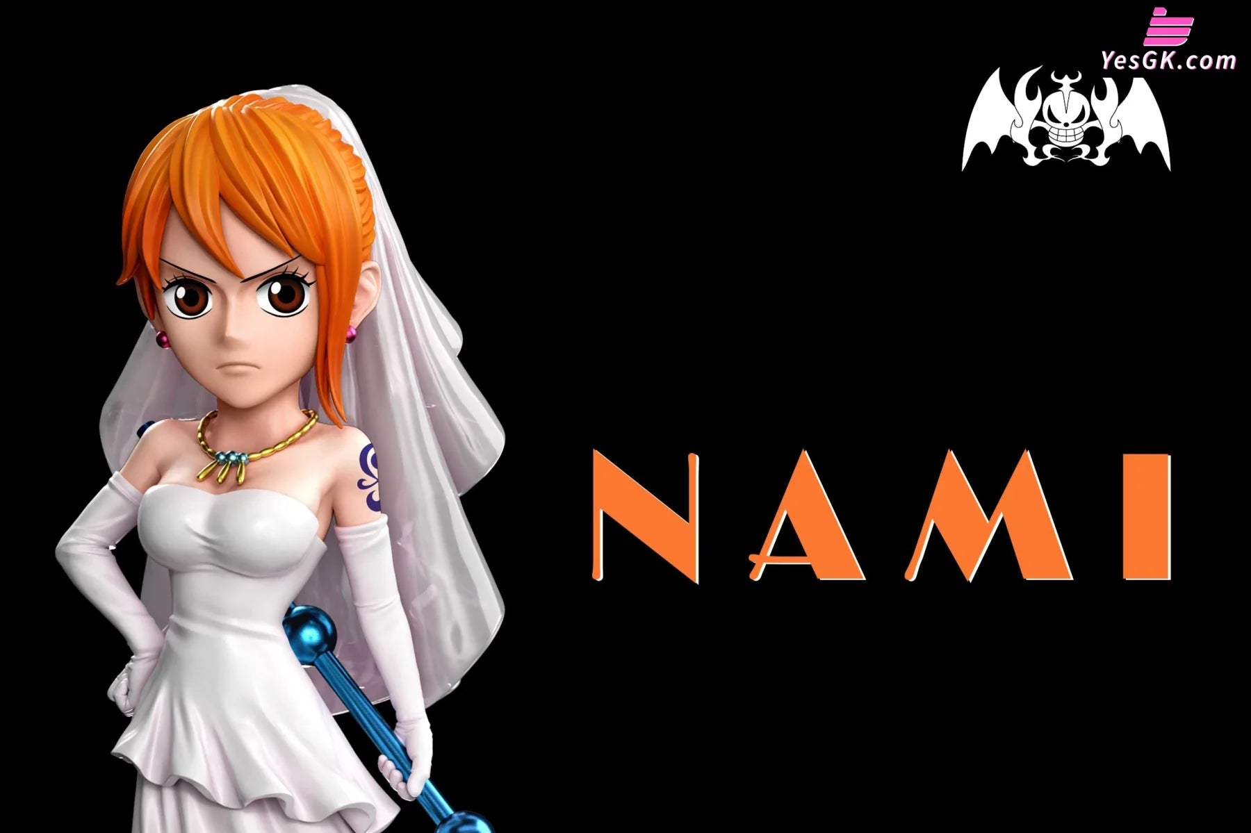 One Piece Thriller Bark 010 Wedding Dress Nami GK Statue One Piece Thriller Bark 010 Wedding Dress Nami GK Statue