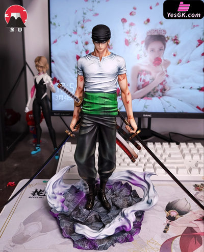 One Piece Thriller Bark #1 Zoro Resin Statue - Jinshan Studio [Pre - Order] Deposit / Octagonal
