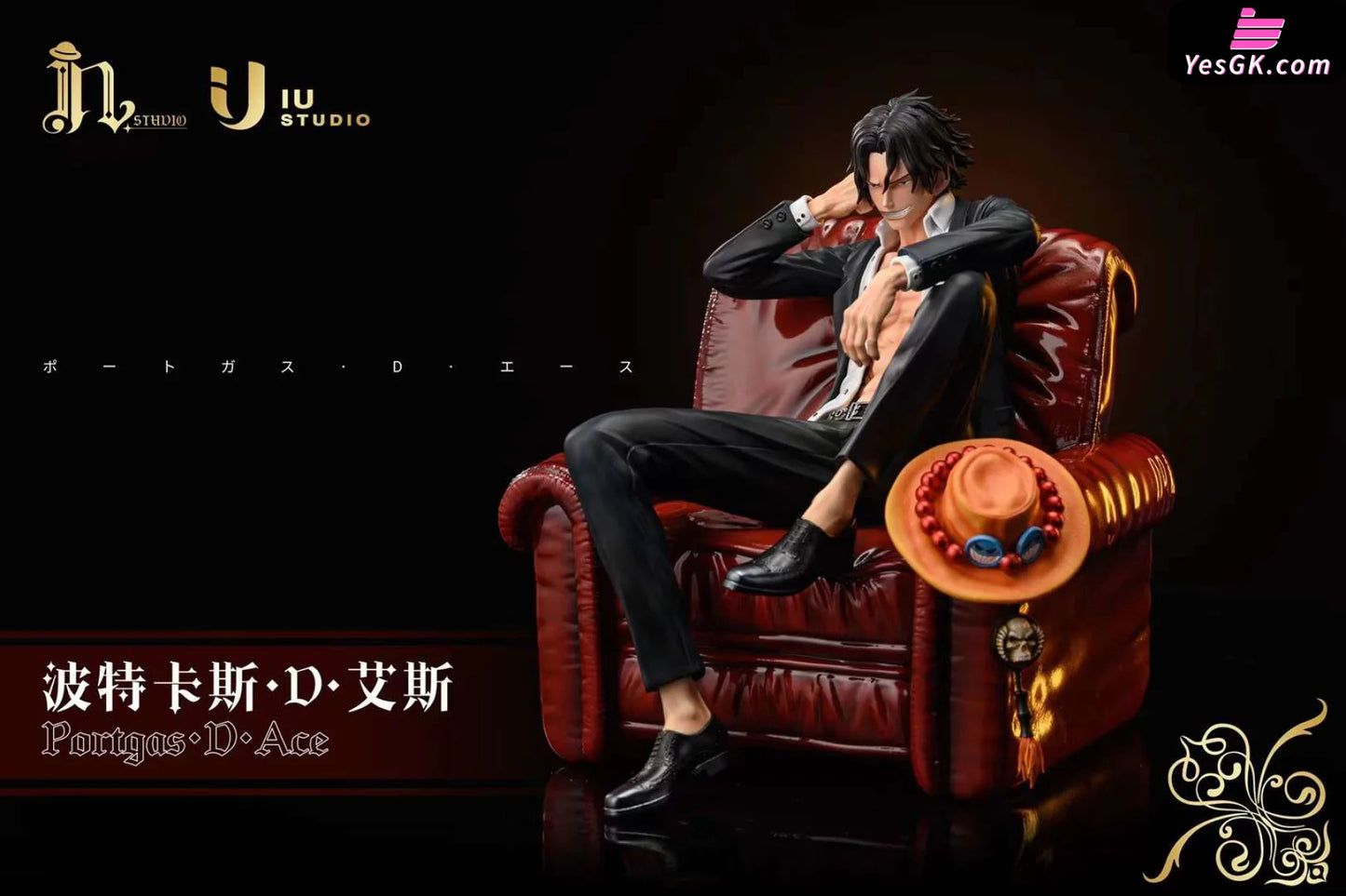 One Piece Thug In Suit Series 1St Portgas D. Ace Statue - In Studio & Iu [Pre-Order]