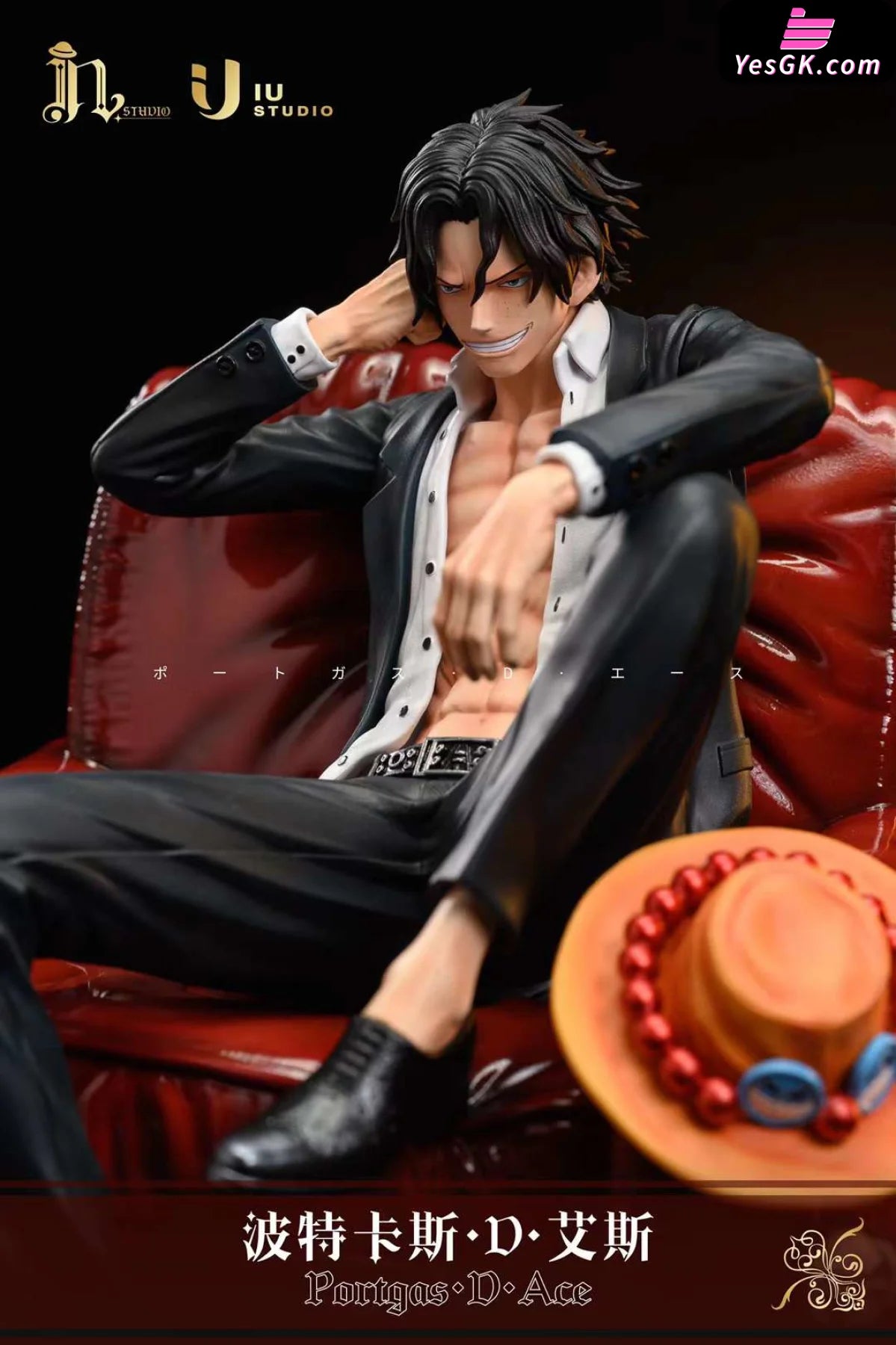 One Piece Thug In Suit Series 1St Portgas D. Ace Statue - In Studio & Iu [Pre-Order]