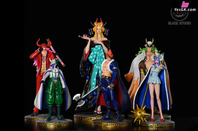One Piece Tobi Roppo X-Drake & Black Maria GK Statue - Black Studio [In-Stock] - Full Payment - One Piece