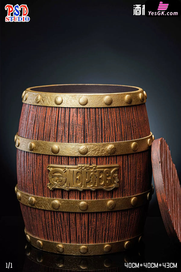 One Piece Tokyo Tower Straw Hat Themed Ornaments Barrel Storage Stool/Display Stand 1/1 GK Statue - PSD Studio