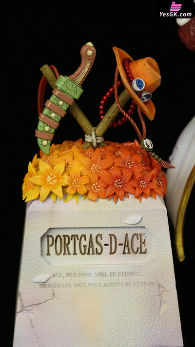 One Piece Tomb Of Edward Newgate Portgas D. Ace Resin Statue - Cube Studio & Pz Studio [Pre - Order]