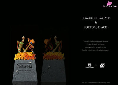 One Piece Tomb Of Edward Newgate Portgas D. Ace Resin Statue - Cube Studio & Pz Studio [Pre - Order]