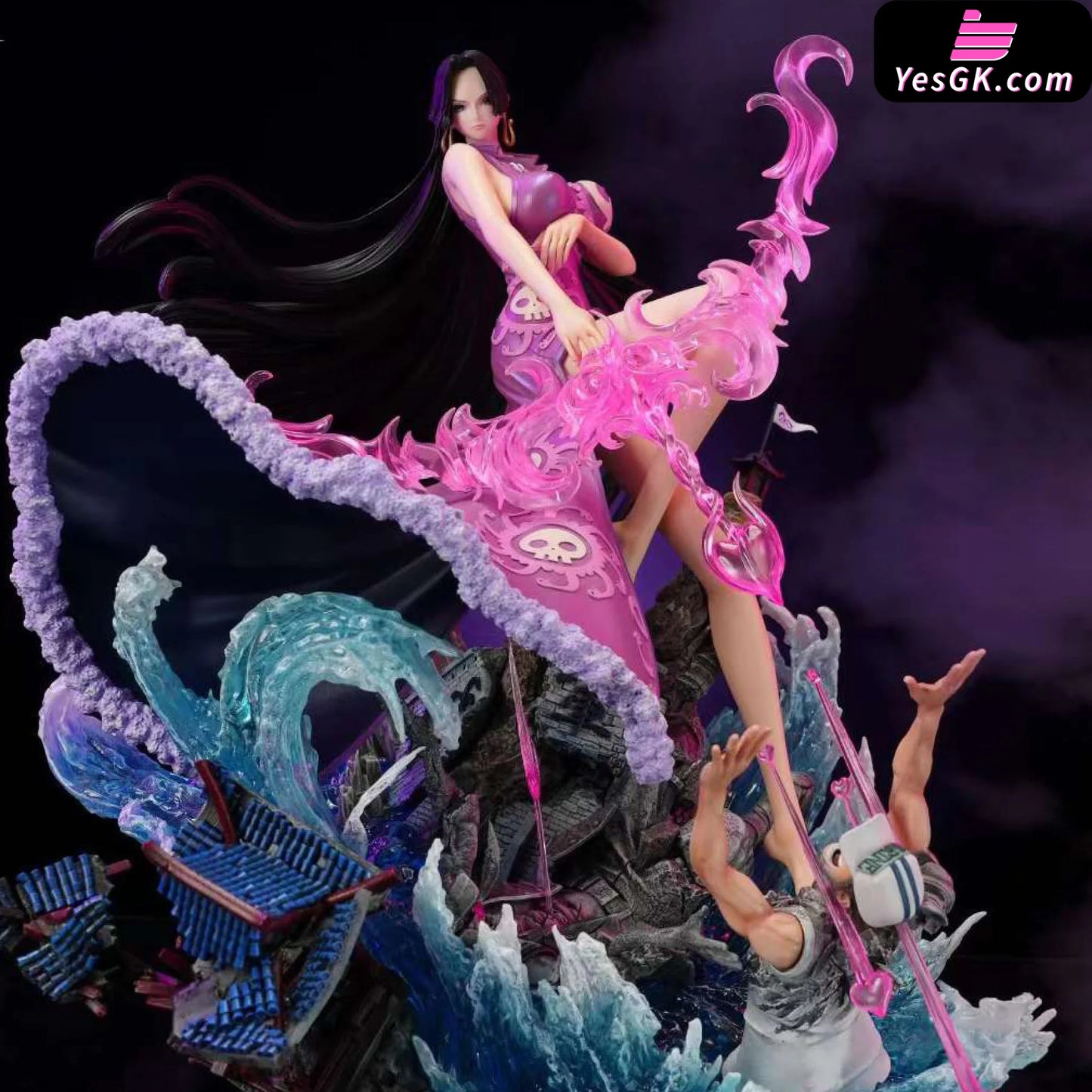 One Piece Top War Shichibukai Resonance Series First Bullet Pirate Empress Boa Hancock Resin Statue