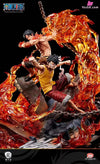 One Piece Top Wars Series Luffy & Ace Statue - Ryu Studio [Pre-Order]