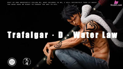 One Piece Trafalgar D. Water Law GK Statue - GIN Studio X Black Wing Studio [In-Stock] - Full Payment / White Cape
