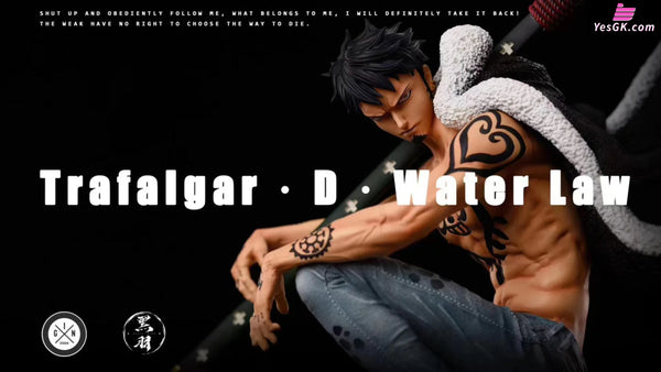 One Piece Trafalgar D. Water Law GK Statue - GIN Studio X Black Wing Studio [In-Stock] - Full Payment / White Cape