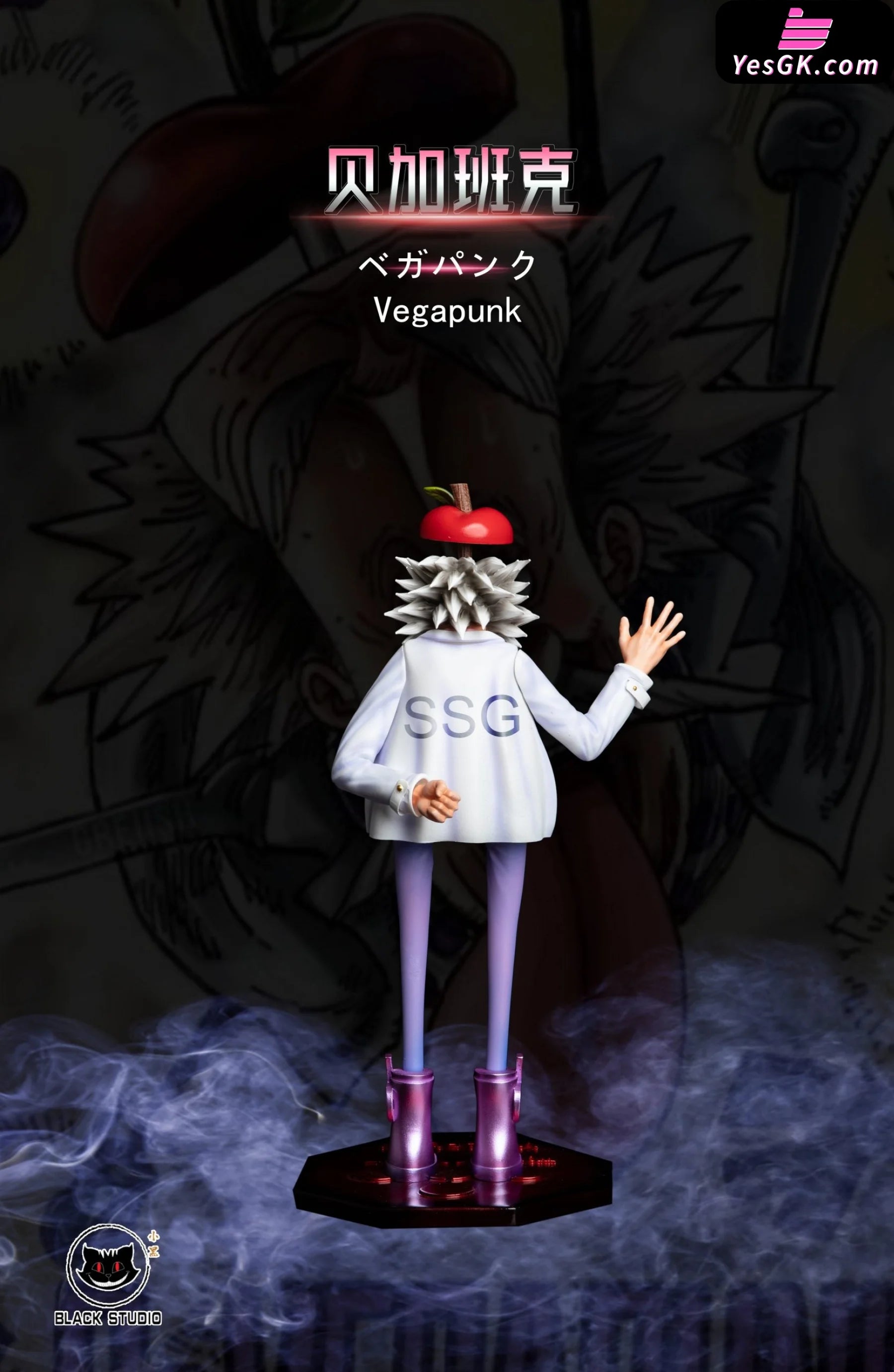 ワンピース　海外フィギュア　ベガパンクVEGAPUNK 6体セット One Piece Vegapunk Statue - Black Studio [In-Stock] – YesGK