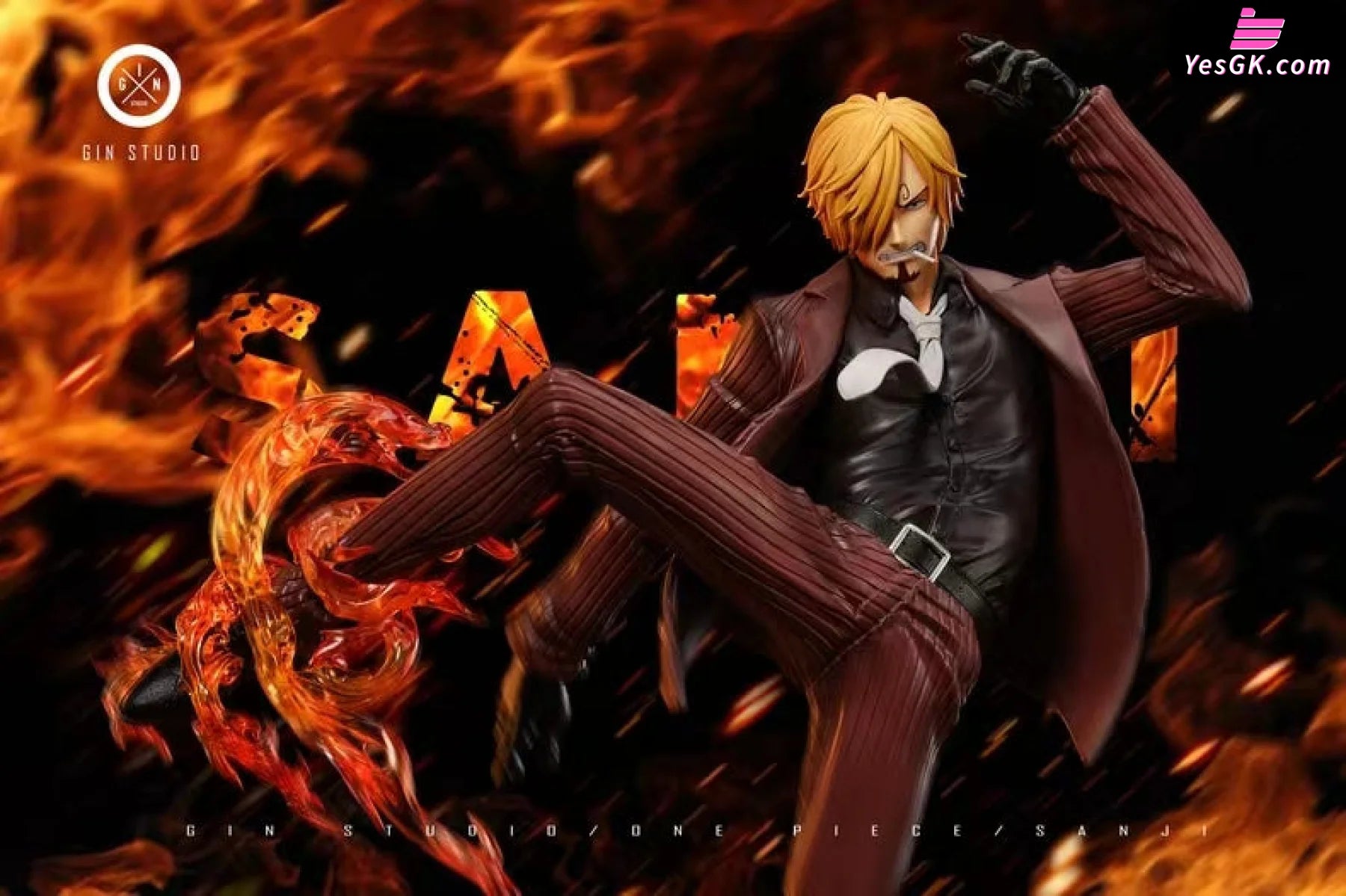 One Piece Vinsmoke Sanji Resin Statue - Gin Studio [Pre-Order]