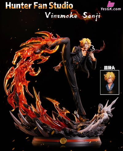 One Piece Vinsmoke Sanji Resin Statue - Hunter Fan Studio [In Stock] Onepiece