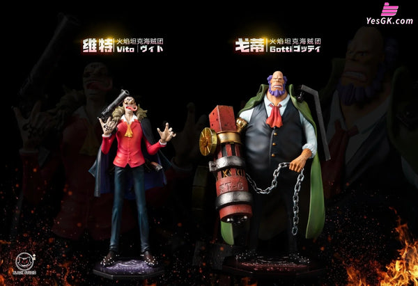 One Piece Vito & Gotti POP GK Statue - Black Studio [In-Stock] - One Piece