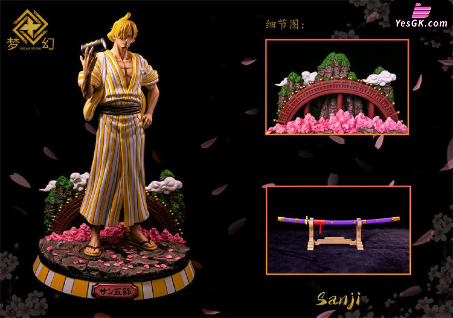 One Piece Wano Country Series Vinsmoke Sanji Resin Statue - Dream Studio [Pre-Order Closed]