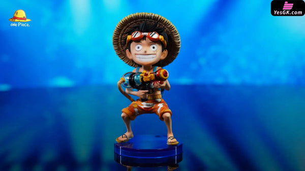 One Piece Water Gun Luffy WCF GK Statue - One Piece Studio [In-Stock] - Full Payment / Blue Base Version - One Piece