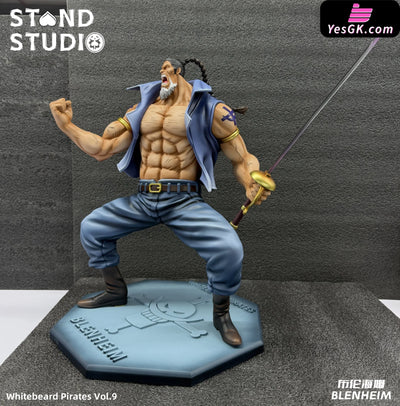 One Piece Whitebeard Pirates 09 Blenheim GK Statue - Stand Studio [Pre-Order] One Piece