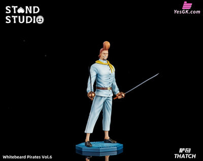One Piece Whitebeard Pirates #6 4Th Division Commander Thatch Gk Statue - Stand Studio [Pre-Order]