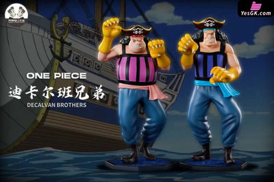 One Piece Whitebeard Pirates Decalvan Brothers Statue - Clone Studio