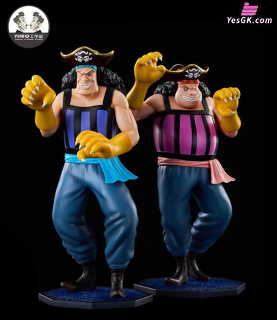 One Piece Whitebeard Pirates Decalvan Brothers Statue - Clone Studio