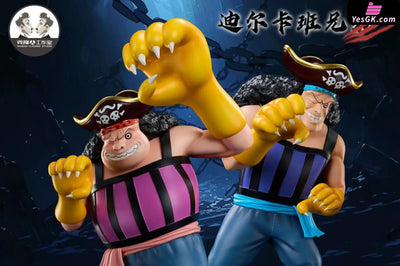 One Piece Whitebeard Pirates Decalvan Brothers Statue - Clone Studio