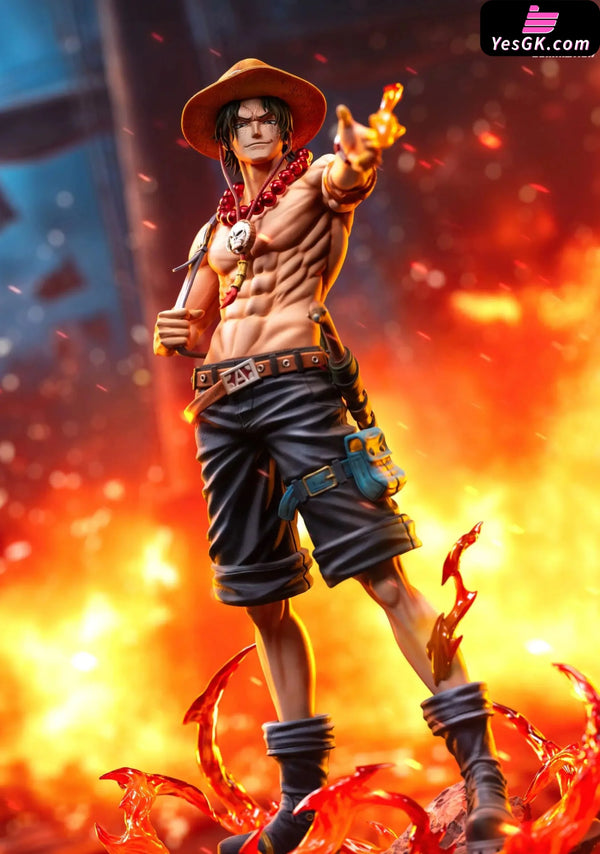 One Piece Whitebeard Pirates Portgas D Ace pop GK Statue - Domination Studio [Pre-Order] One Piece