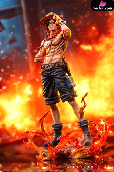 One Piece Whitebeard Pirates Portgas D Ace pop GK Statue - Domination Studio [Pre-Order] One Piece