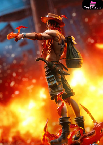 One Piece Whitebeard Pirates Portgas D Ace pop GK Statue - Domination Studio [Pre-Order] One Piece