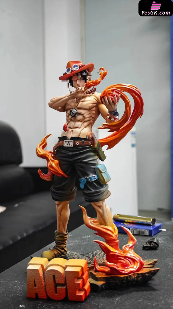 One Piece Whitebeard Pirates Series #2 Fire Fist Ace GK Statue - Ghost Studio [Pre-Order] Deposit / Solid Version / Ace