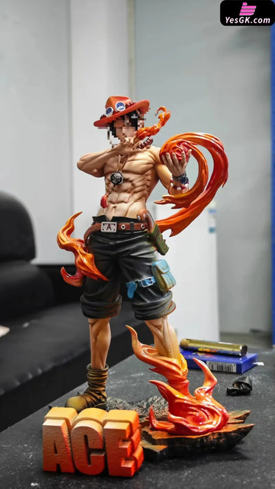 One Piece Whitebeard Pirates Series #2 Fire Fist Ace GK Statue - Ghost Studio [Pre-Order] Deposit / Solid Version / Ace
