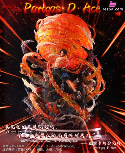 One Piece Will of Fire Portcas D. Ace 1/6 GK Statue - Monkey.D Studio [In-Stock] - One Piece