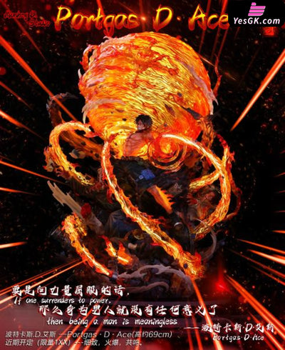 One Piece Will of Fire Portcas D. Ace 1/6 GK Statue - Monkey.D Studio [In-Stock] - One Piece