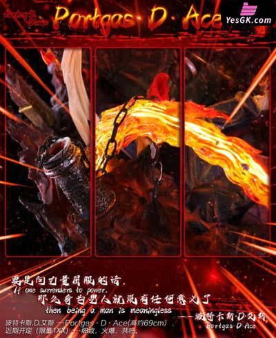 One Piece Will of Fire Portcas D. Ace 1/6 GK Statue - Monkey.D Studio [In-Stock] - One Piece