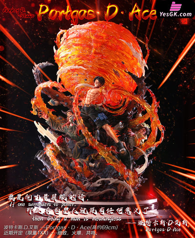 One Piece Will of Fire Portcas D. Ace 1/6 GK Statue - Monkey.D Studio [In-Stock] - Full Payment / ACE - One Piece