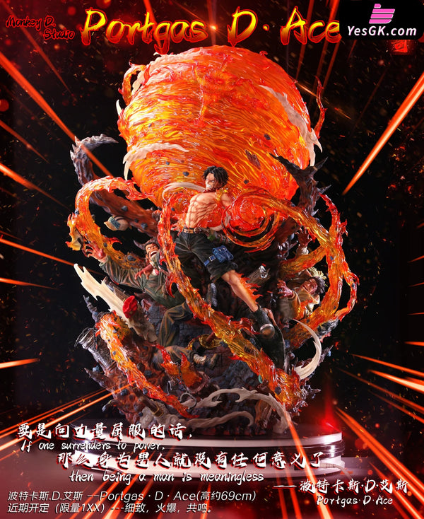 One Piece Will of Fire Portcas D. Ace 1/6 GK Statue - Monkey.D Studio [In-Stock] - Full Payment / ACE - One Piece
