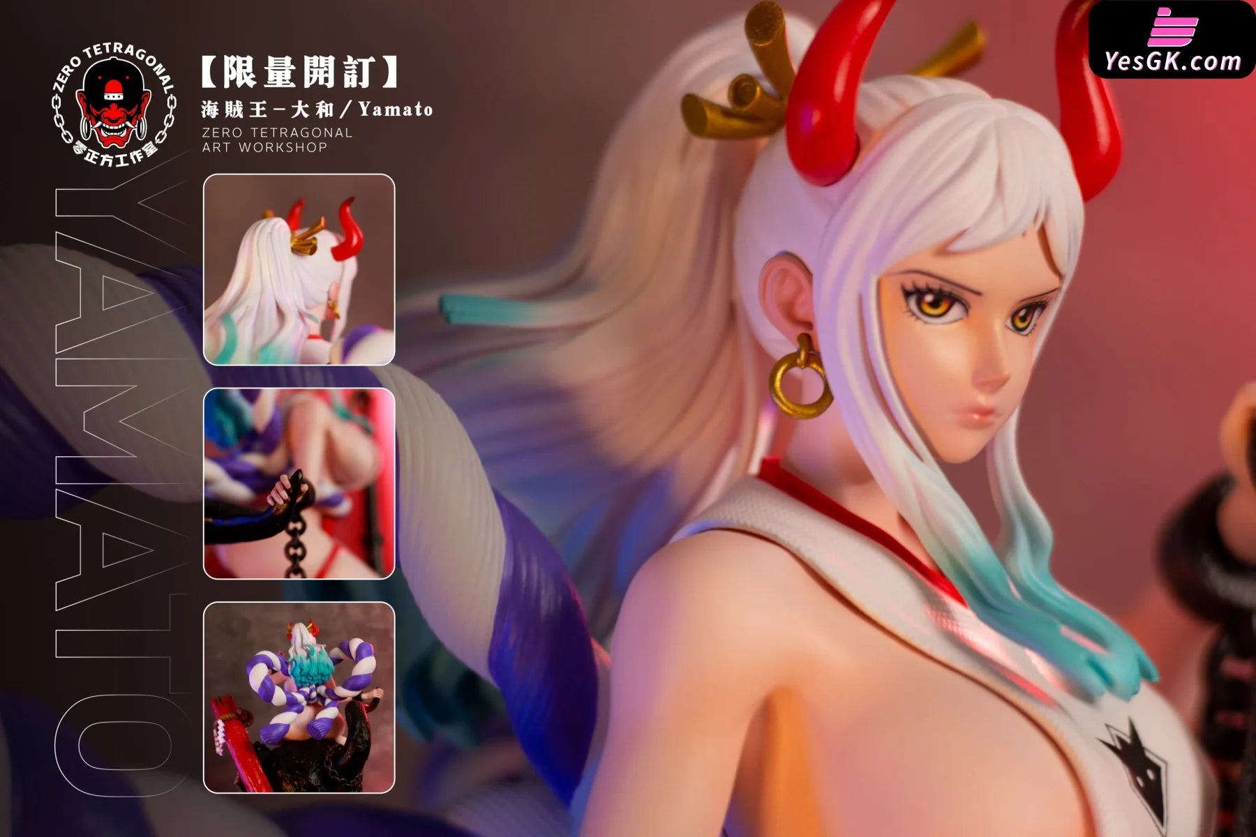One Piece Yamato Resin Statue - Zero Tetragonal Studio YesGK One Piece Yamato Resin Statue - Zero Tetragonal Studio YesGK
